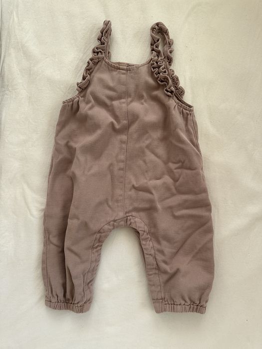 Salopeta Zara cu body 74 6-9 luni