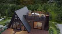 Cabane tip casa sau tip Aframe la cheie in toata tara accept variante