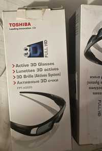 3D активни очила TOSHIBA  FULL HD 2 броя FTP-AG02G