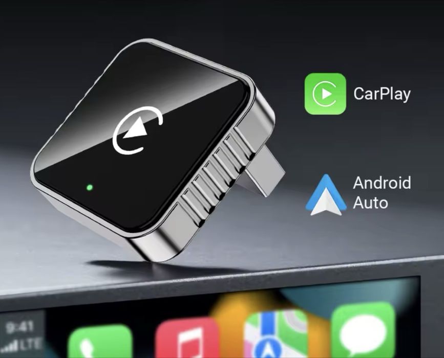 Adaptor wireless cu conectare automată la CarPlay si Android Auto