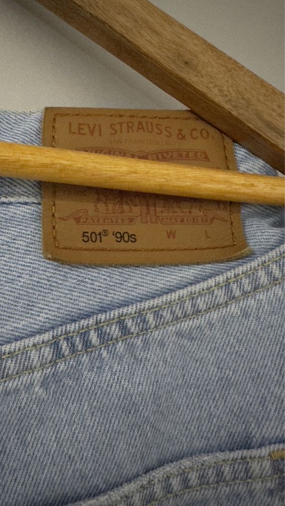 Blugi denim Levis 501 29/30