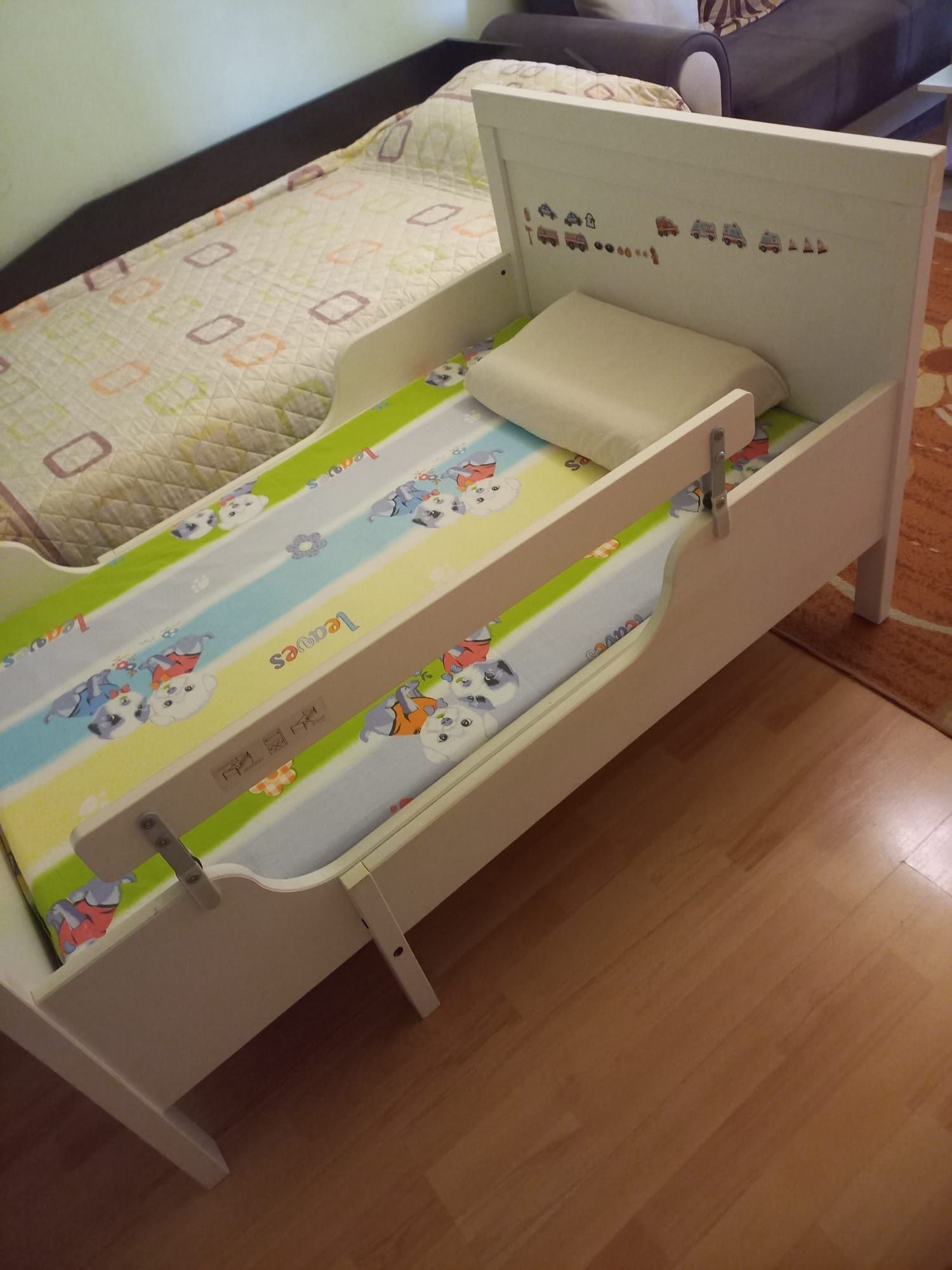 Разтегателно легло Sundvik Ikea 80/200 бяло