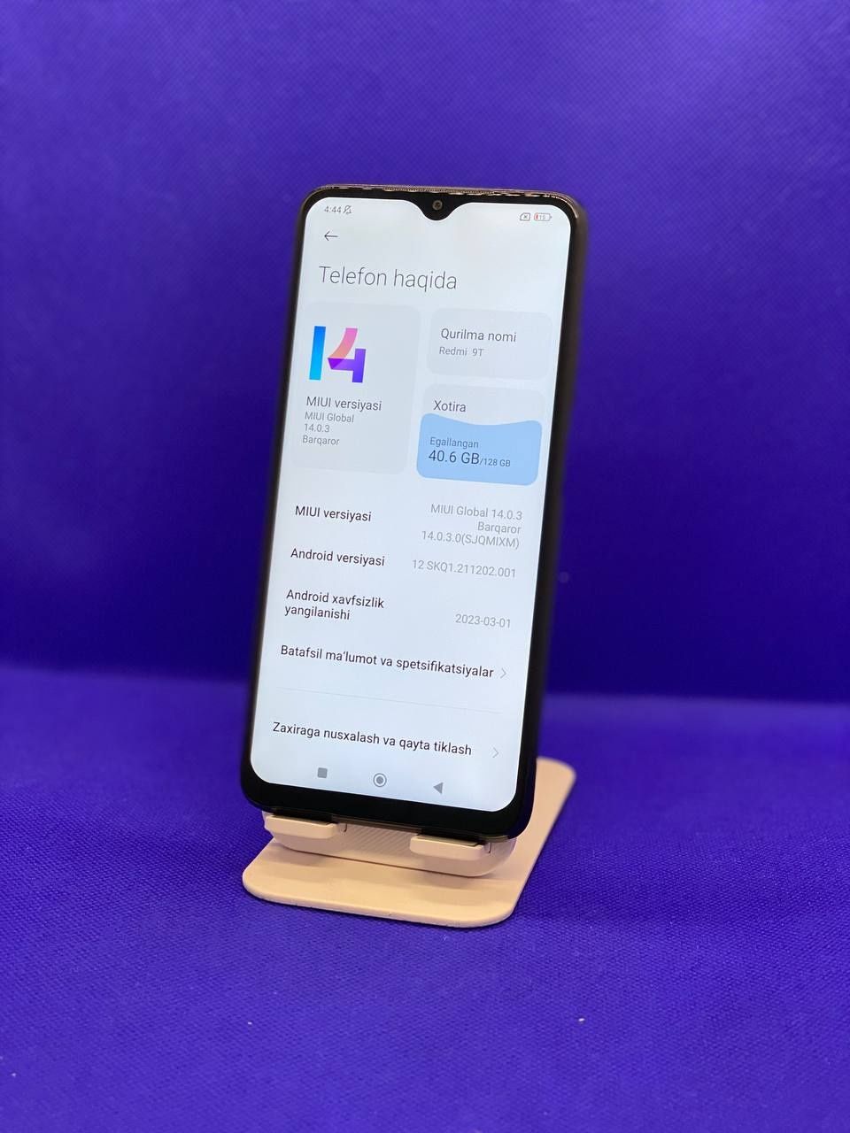 Redmi 9T sotiladi 128/6Gb