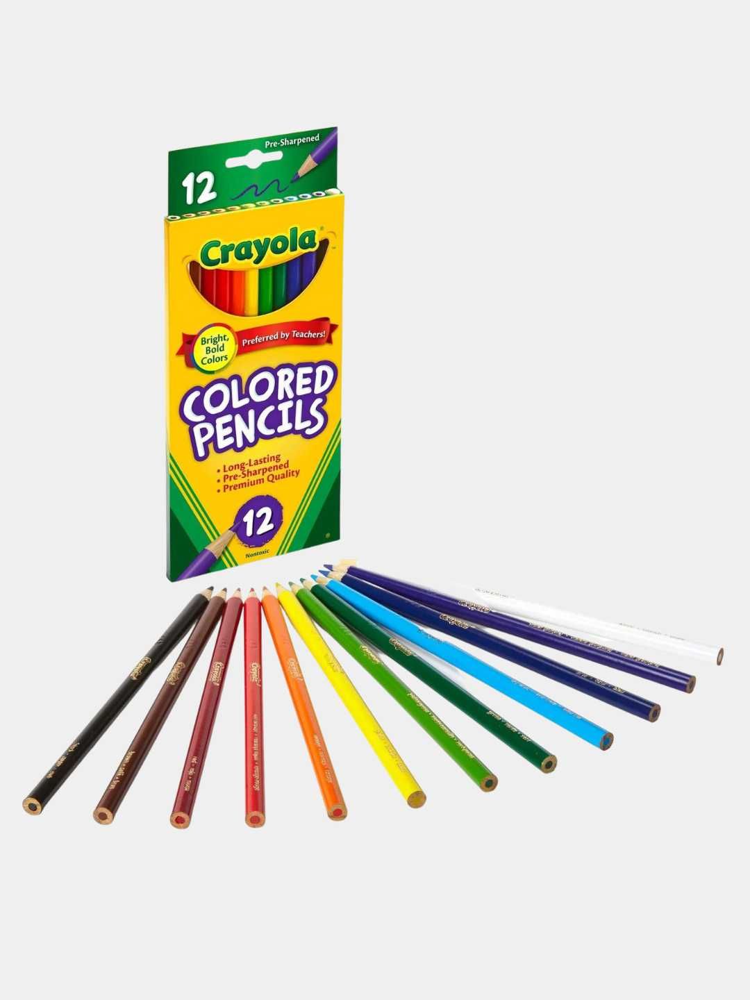 Набор цветных карандашей CRAYOLA для детей, 12 шт