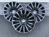 Jante aliaj r19 5x120 Bmw negru lucios originale seria 3 5 7 x3