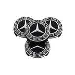 Capace jante capac roată negru Mercedes W204 W206 X156 W117 W205 W212