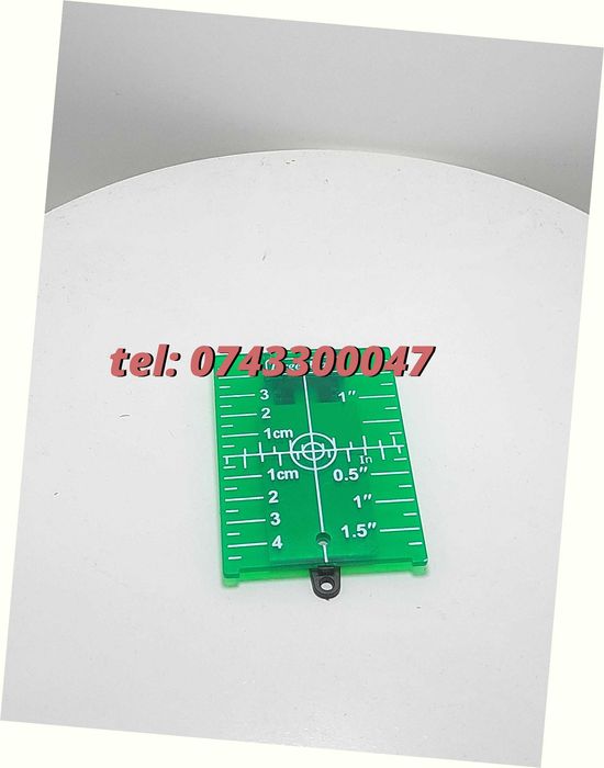 Placa Tinta Pentru Nivele Laser Plastic Verde Neo