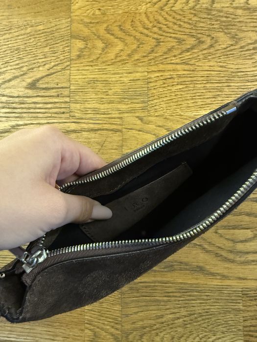 Geanta IRO din piele intoarsa