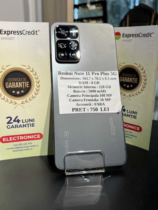 (ag42)  Xiaomi Redmi Note 11 Pro Plus 5G B11423 *2 ANI GARANTIE*