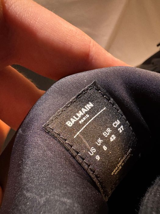 Balmain Unicorn Low Top Black