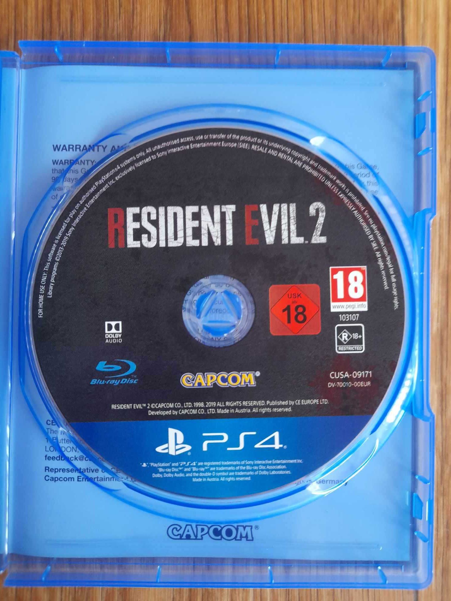 Resident Evil 2 Remake (PS4)