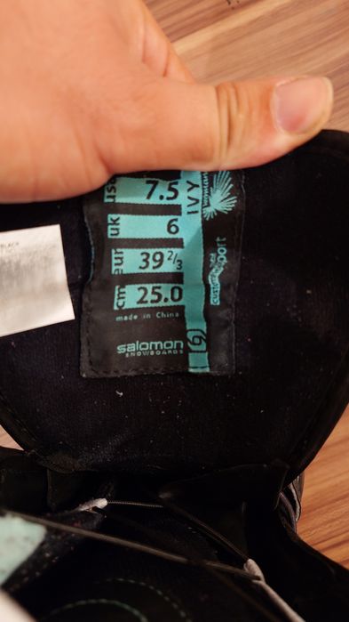 Boots Snowboard Salomon Ivy nr.39 EU Fast Lace