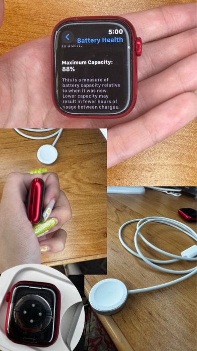 Apple watch 8, 41mm, red