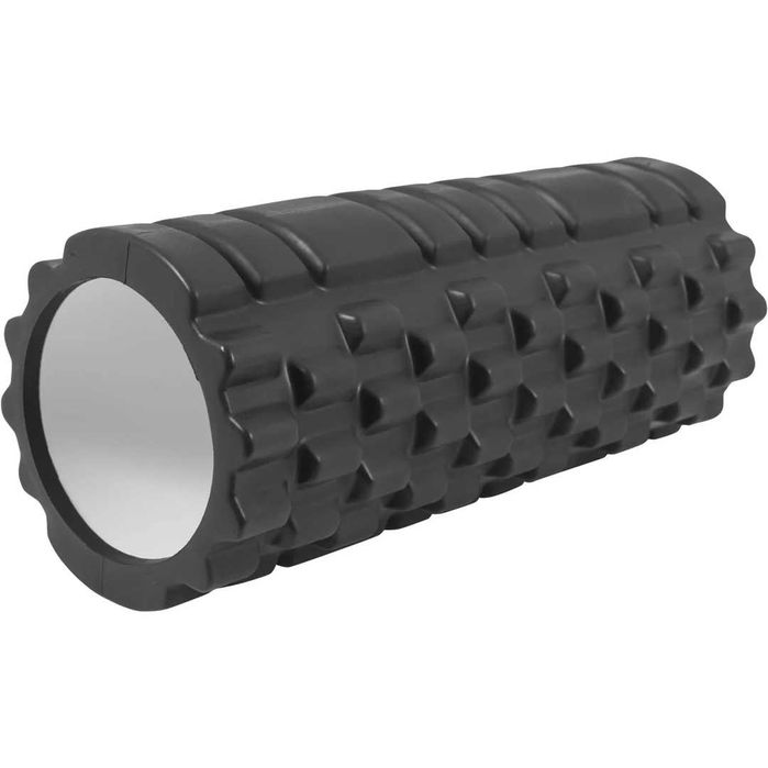 Rola de masaj din spuma negru/alb 33 cm
