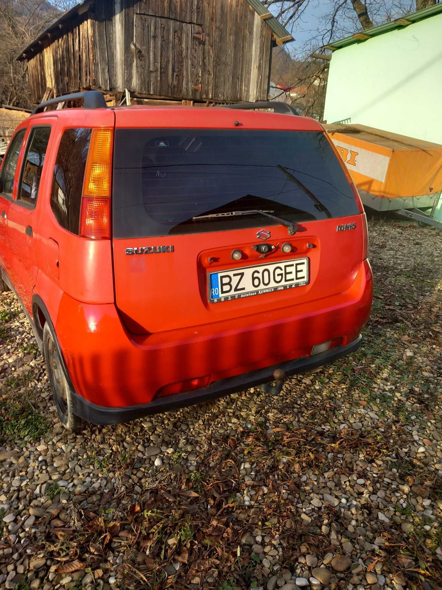 Suzuki Ignis 4x4 an 2004 + Remorca Stema