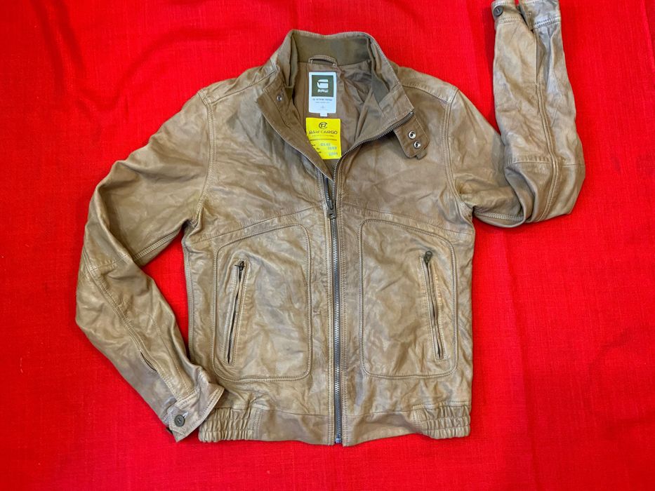 G-star-оригинално кожено яке 48м-50л