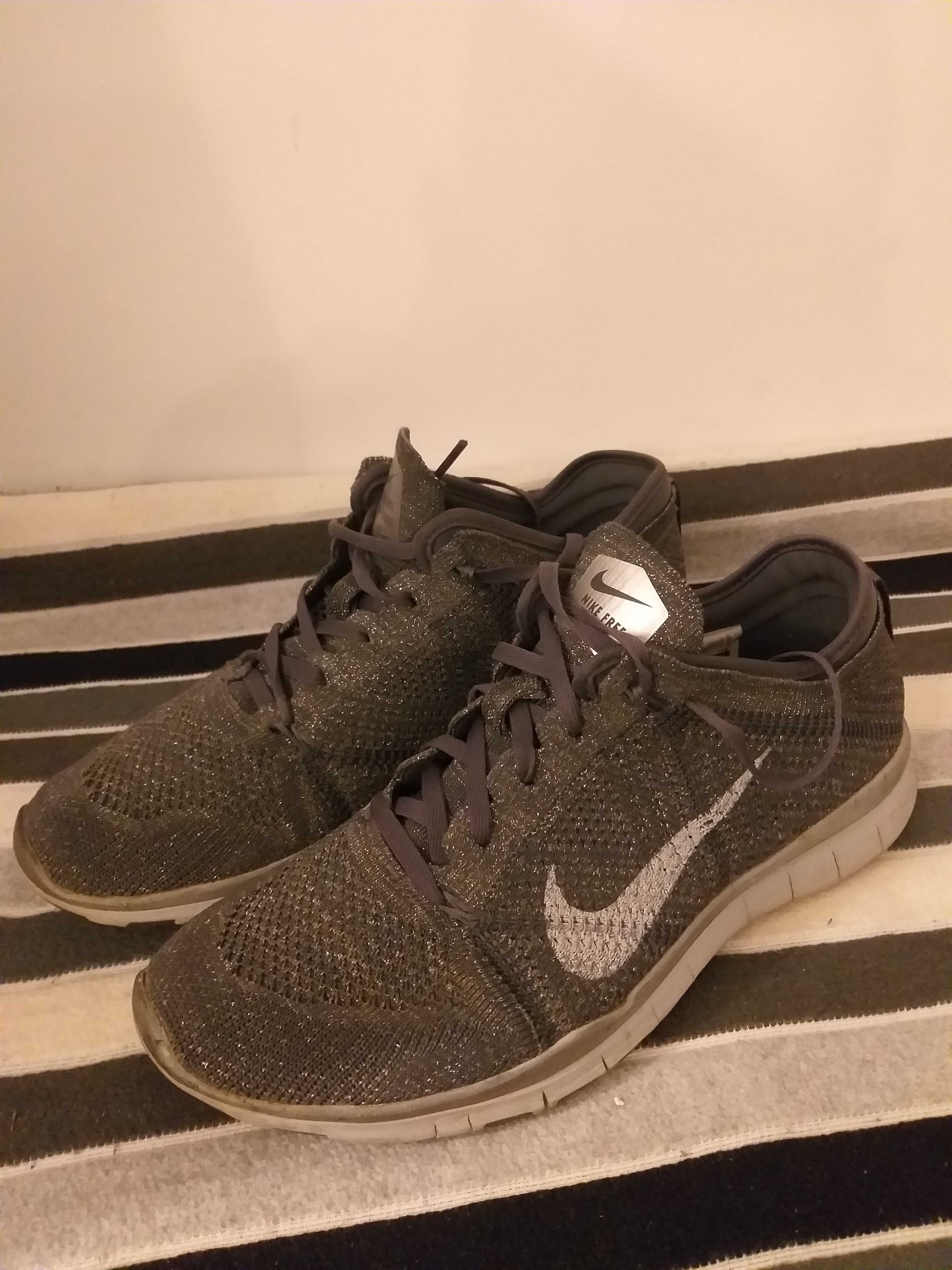 Nike Free Tr5 Flyknit metalic - дамски маратонки