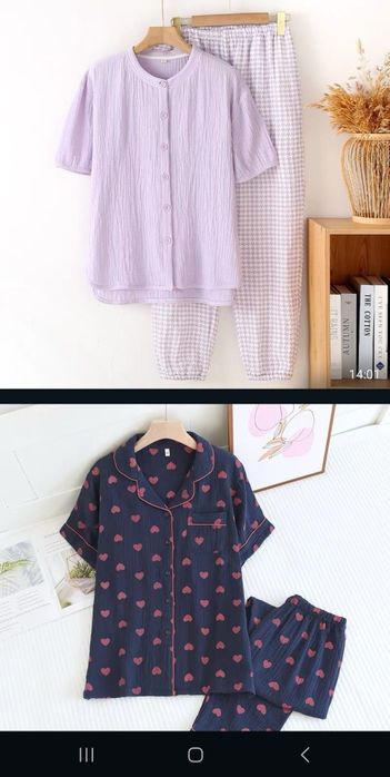 Муслиновые пижамы