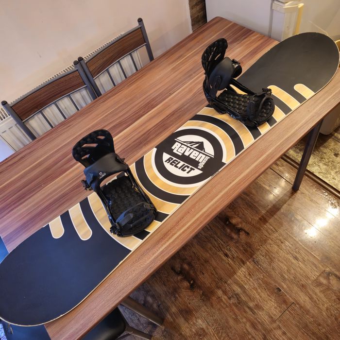 Placa Snowboard Raven 156W cm cu legaturi Salomon L