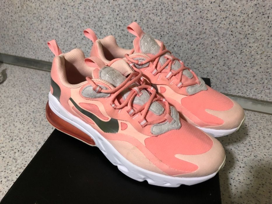 ОРИГИНАЛНИ *** Nike Air Max 270 React / " Coral Pink "