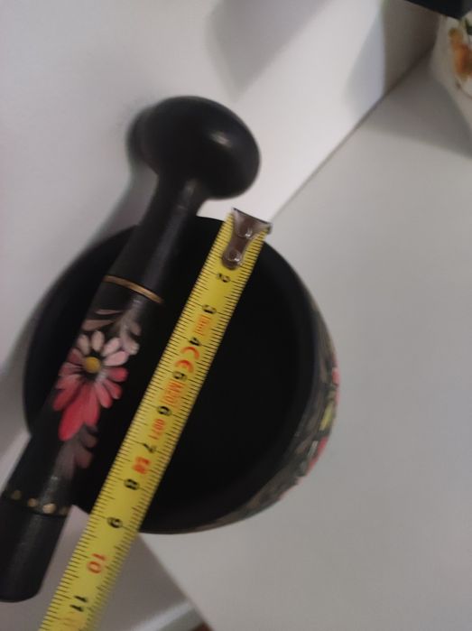 Superb mojar pentru usturoi din lemn - Franța