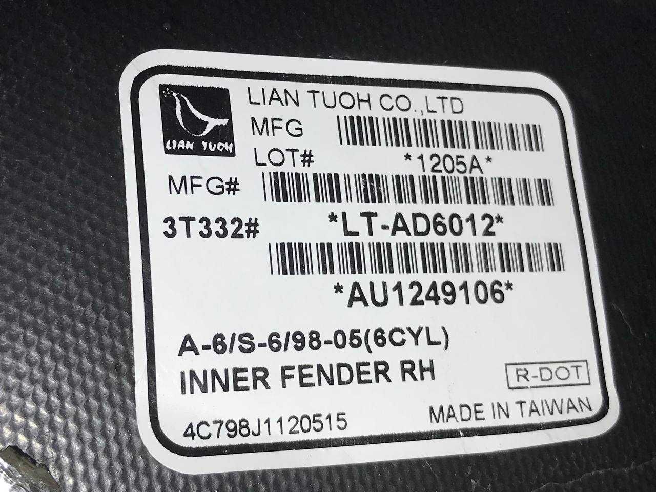 Подкрылок Audi A6 98-05