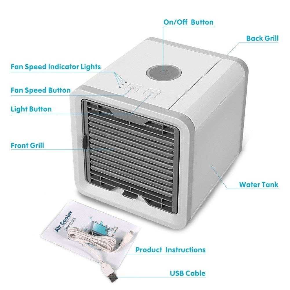 Cooler cu apa Racitor aer portabil lumina ambientala