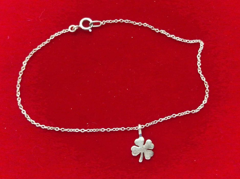 AG169,bratara argint 925,noua/marcata, trifoi, ideal cadou