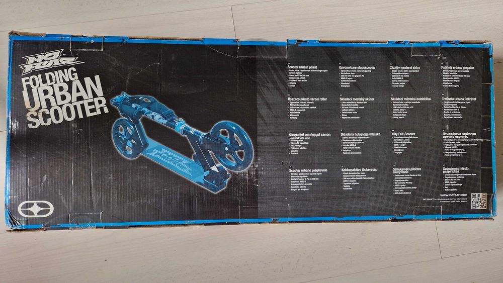 Тротинетка No Fear Urban Scooter - Black/Blue