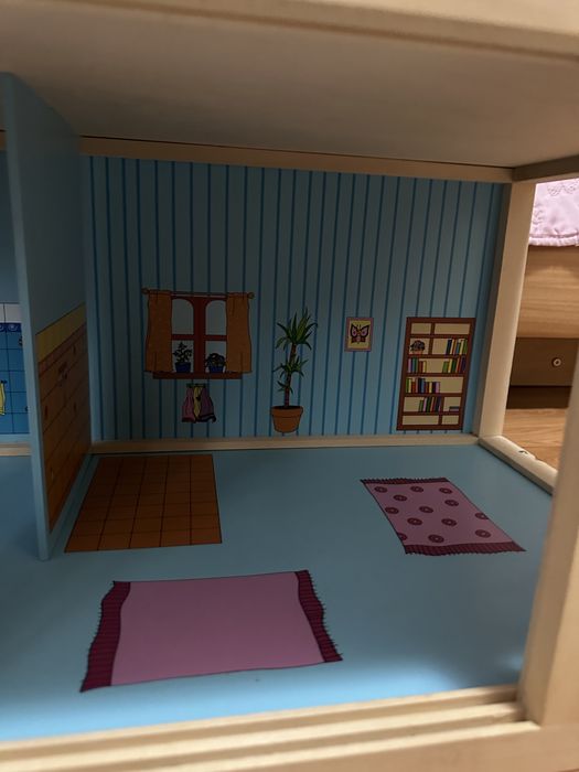 Дървена къща за кукли woody