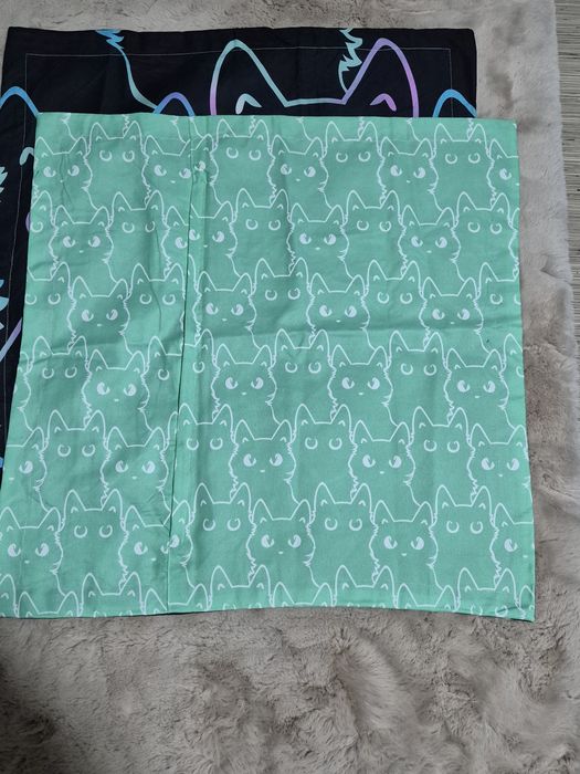 Set 2 fete de perna cu pisici