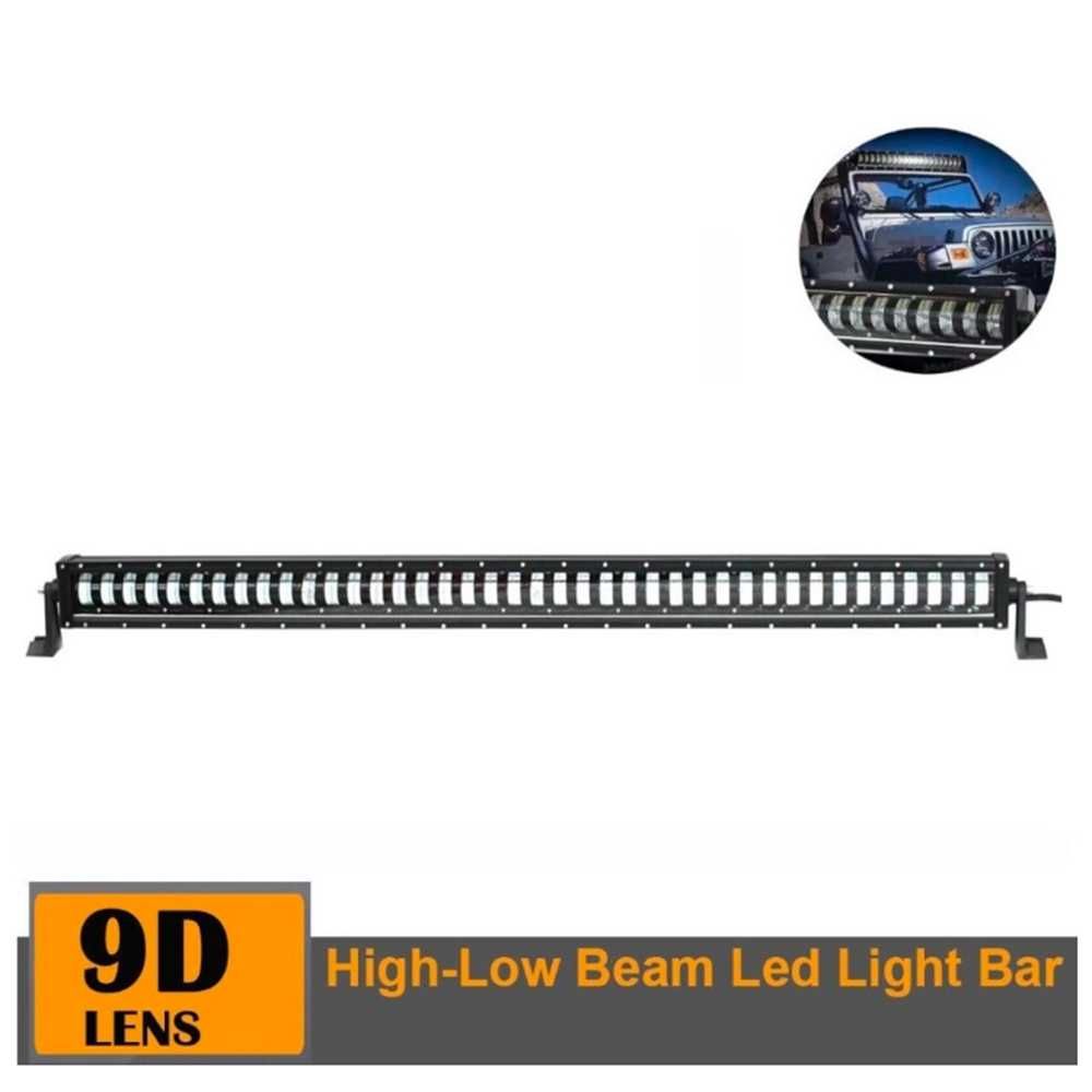 9D Off-Road Led Bar с лупи, 320W, 114 см