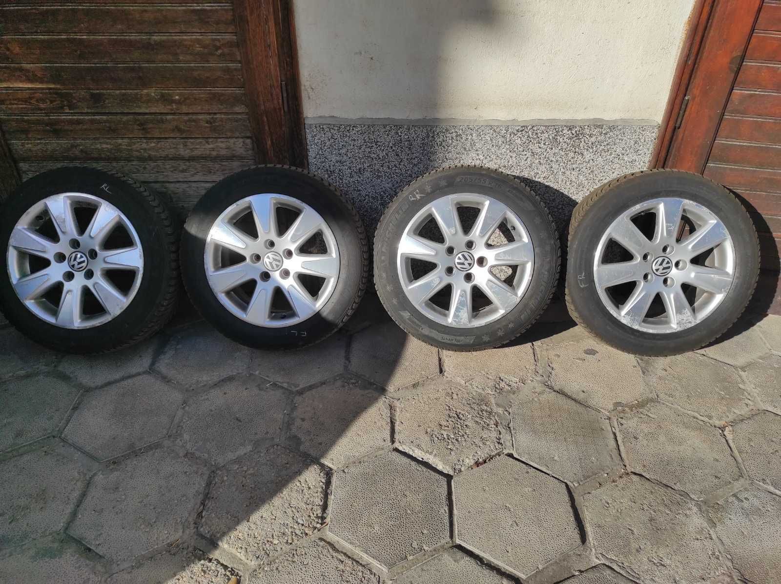 Оригинални Джанти VW 7J/ET45/16 5х112 Michelin Alpin 5 205/55/16