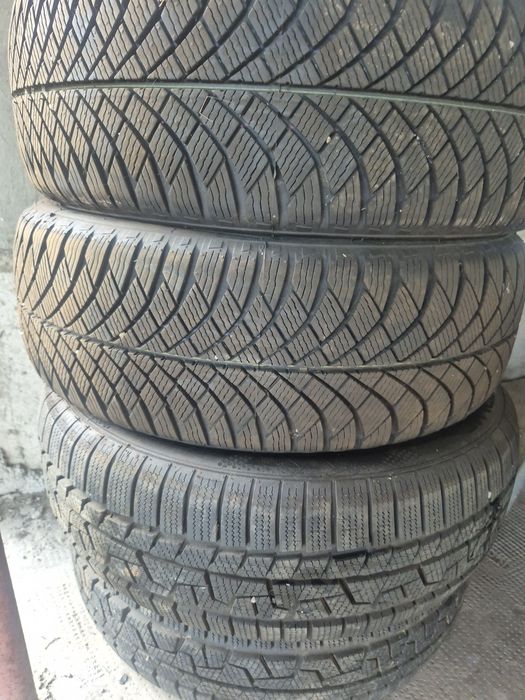 Anvelope iarna ca noi noute doua seturi a cate4, jante tabla 185.60.15