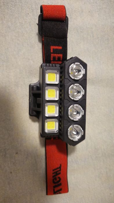 Lanterna de cap cu acumulator si incarcare USB penrru pescuit, camping