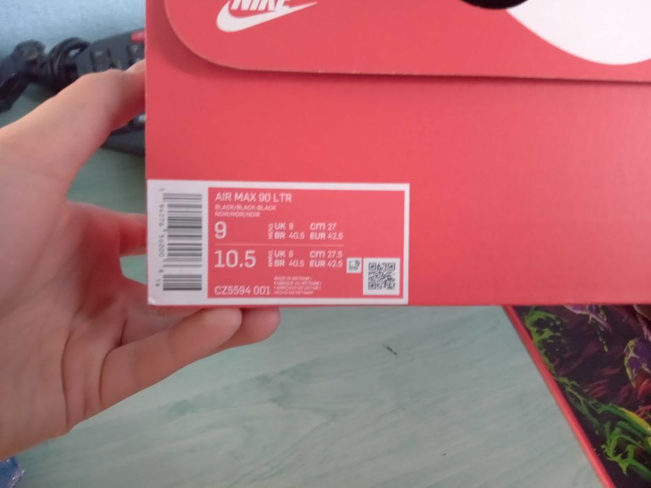 Air Max 90 all black nr. 42.5