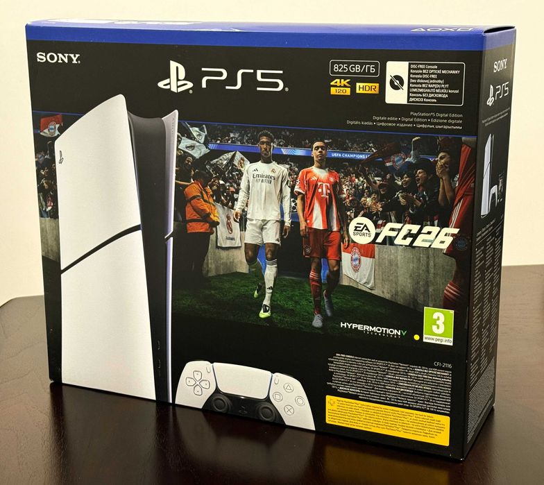 [ НОВ PS5 > 24м гаранция PlayStation 5 Slim + FC26