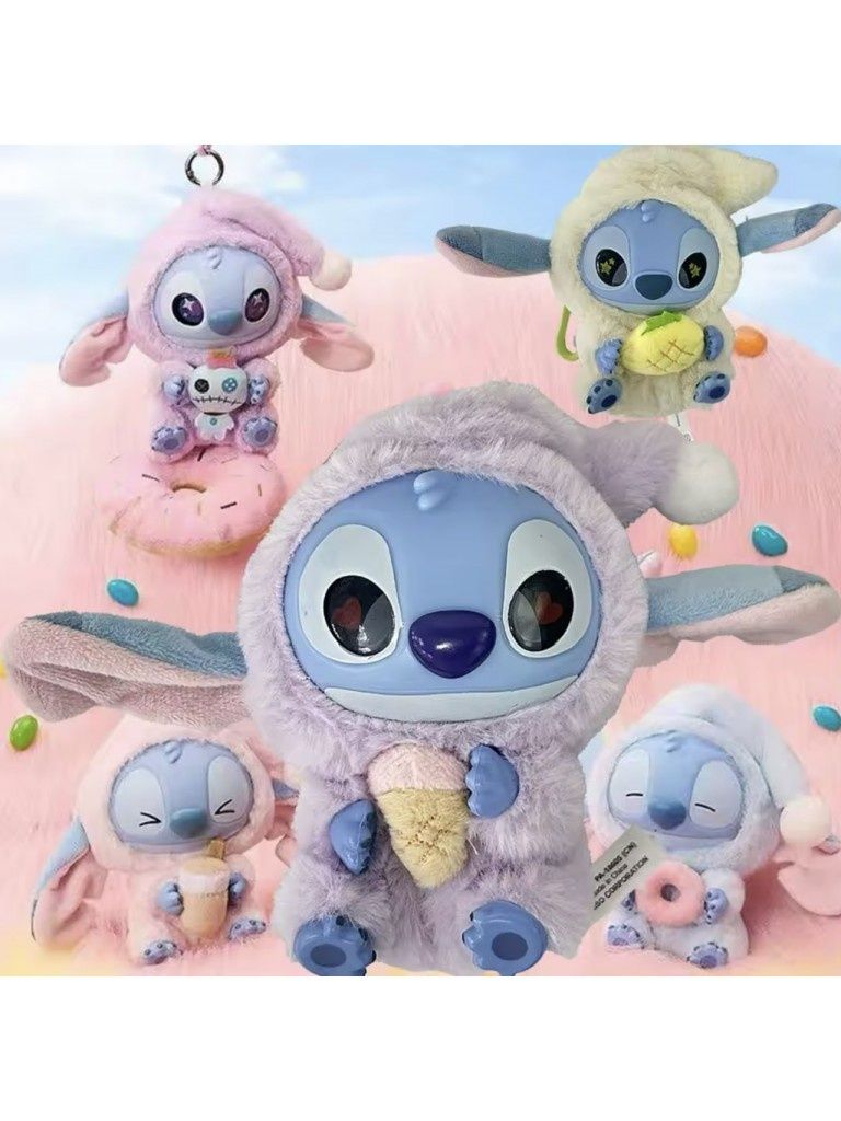 Labubu x Stitch – Колекционерска Blind Box серия