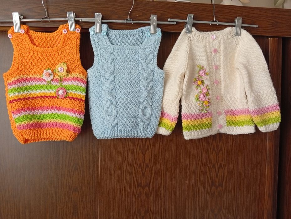 Вязанные детские вещи