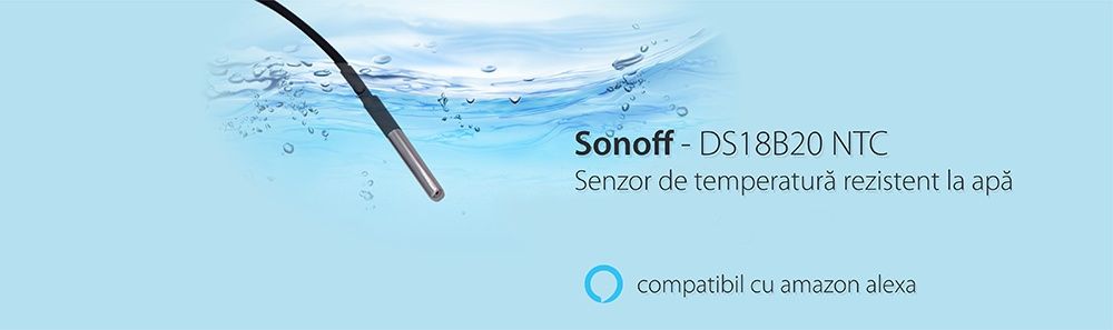 Sonoff Senzor de temperatura pentru Sonoff DS18B20