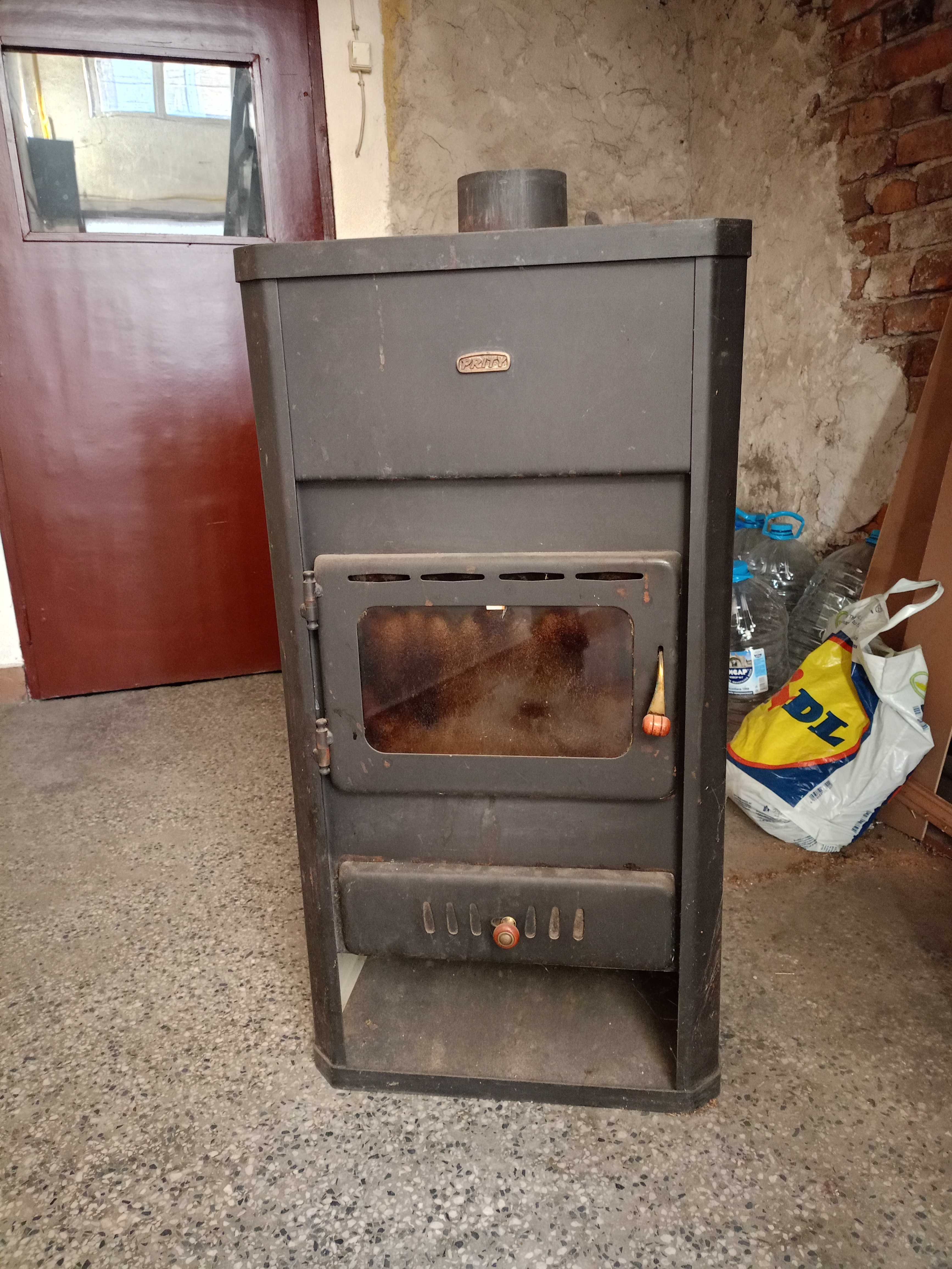 Камина на дърва с водна риза Prity + помпа 17 kw