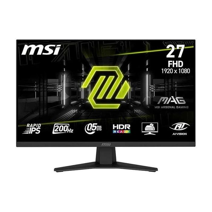 Monitor, MSI, MAG 274F, 200Hz, IPS, 0.5ms, Full HD, 27 inch, Negru