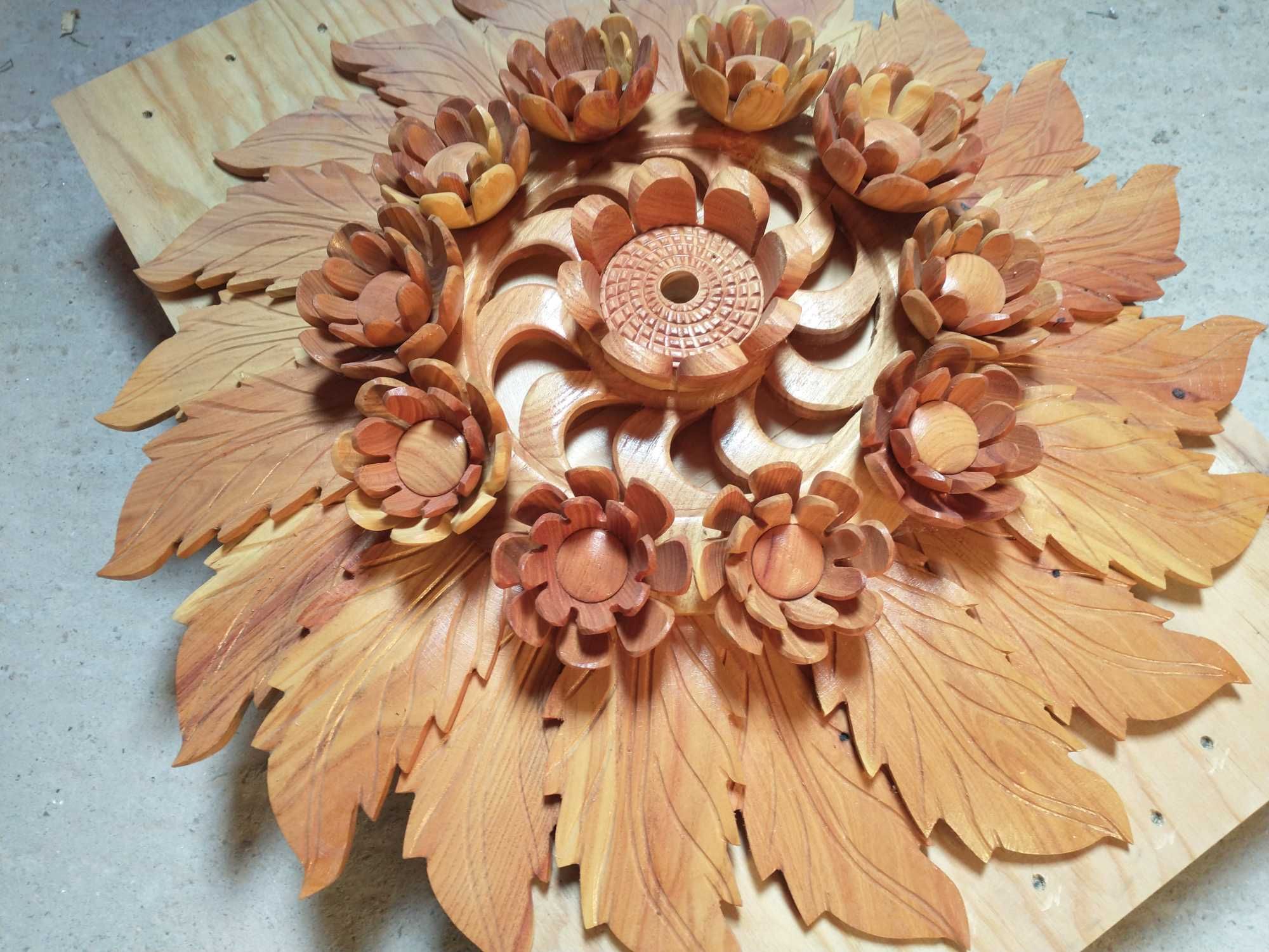 ръчно изработено декоративно дървено пано