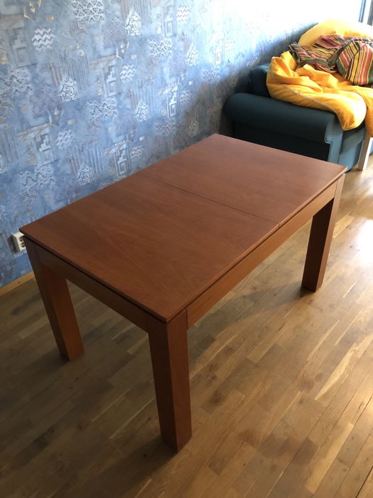 Трапезна маса разтегателна пдч имитация дърво 131 х 80,5 h-76