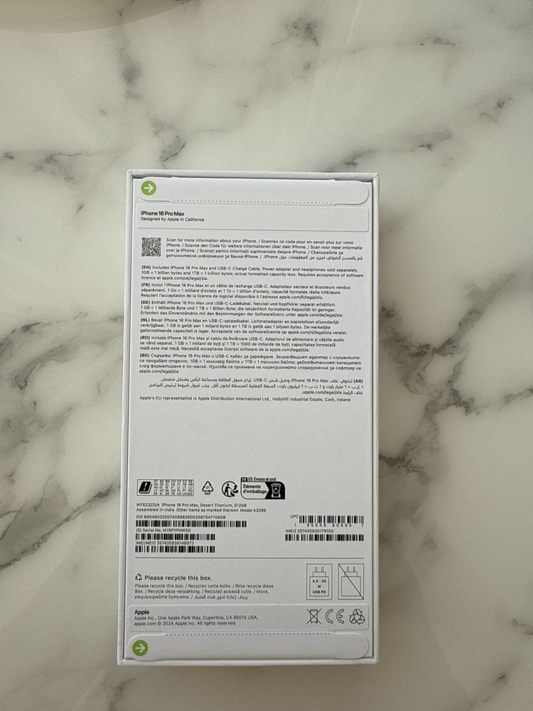 Iphone 16 Pro Max 512 Desert