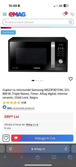 Cuptor cu microunde samsung