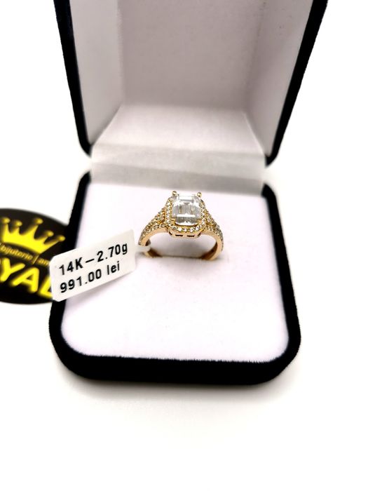 Bijuteria Royal inel din aur 14k 2.70 gr