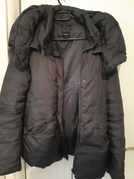 Geaca de iarna femei, calduroasa, culoare gri