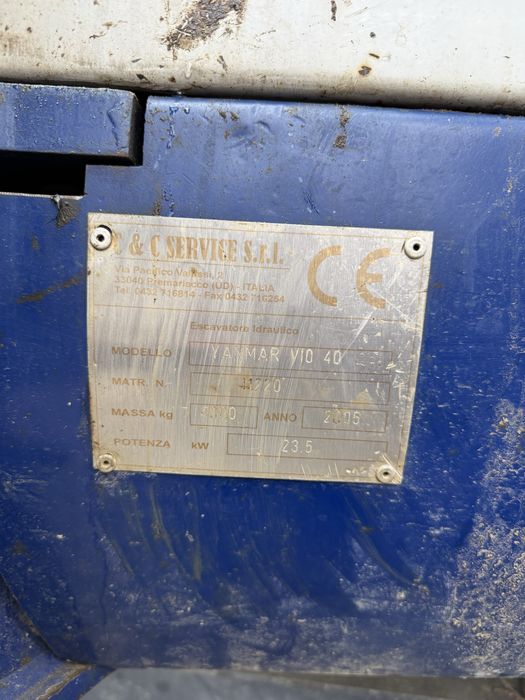 Vand excavator Yanmar 4 Tone