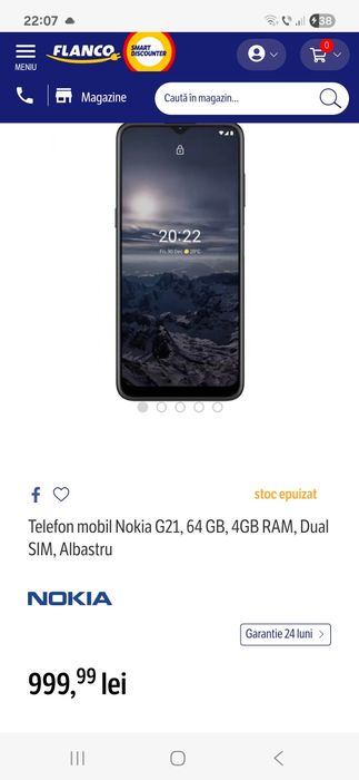 Vând  telefon Nokia G21